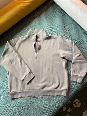 lululemon athletica Light Brown Half-Zip Pullover